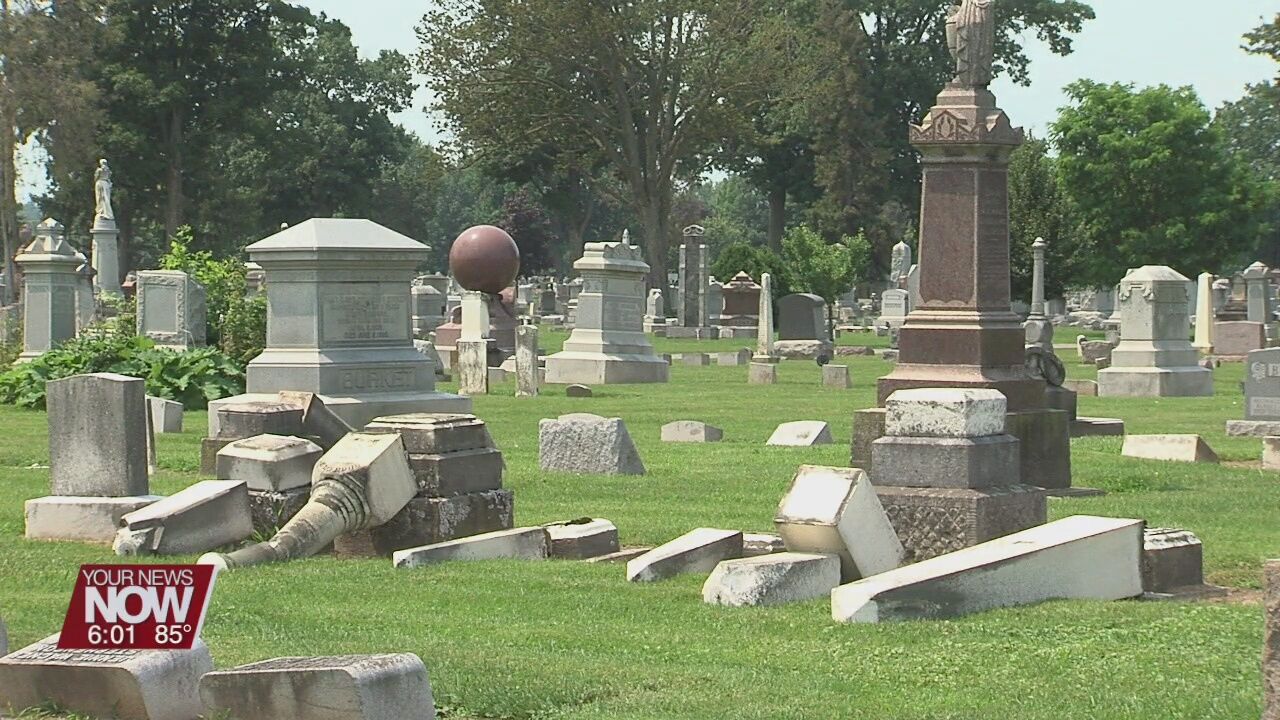 Police investigating vandalism incident at a Findlay cemetery